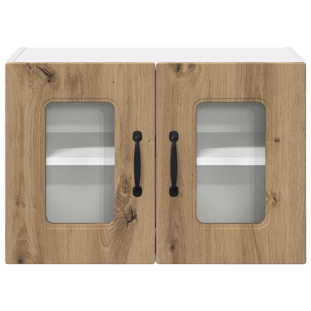 Kitchen Wall Cabinet 2 pcs Artisan Oak 60 x 31 x 40 cm